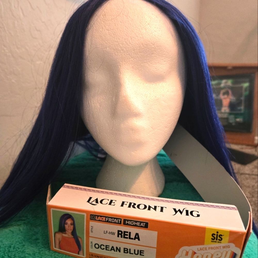 Blue Lace Front Wig